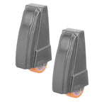 2Pcs Door Bottom Support Wheels Silent Heavy Duty Rubber Roller Door Roller Wheels Richie's