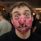 Halloween Latex Half Face Scary Mask – Cosplay Party Prop Halloween Costume Mask Richie's