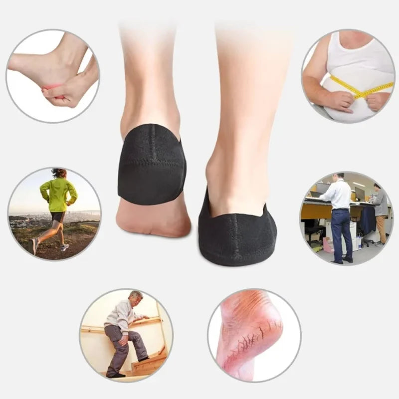 Silicone Gel Heel Cups – Cushioned Insoles for Men & Women Silicone Heel Cups Richie's