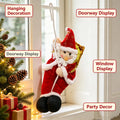 Santa Claus Climbing Rope Doll Christmas Ornament – Red Christmas Ornament Richie's Red