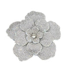 3D Camellia Rhinestone Flower Patch – DIY Sewing Embellishment Rhinestone Flower Patch Richie's A10