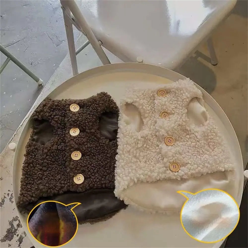 Cozy Fleece Pet Sweatshirt Vest for Cats & Small Dogs Pet Fleece Vest Richie's