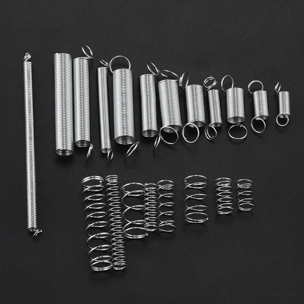 200PCS Stainless Steel Spring Assortment – 20 Sizes Compression Spring Assortment Kit Richie's