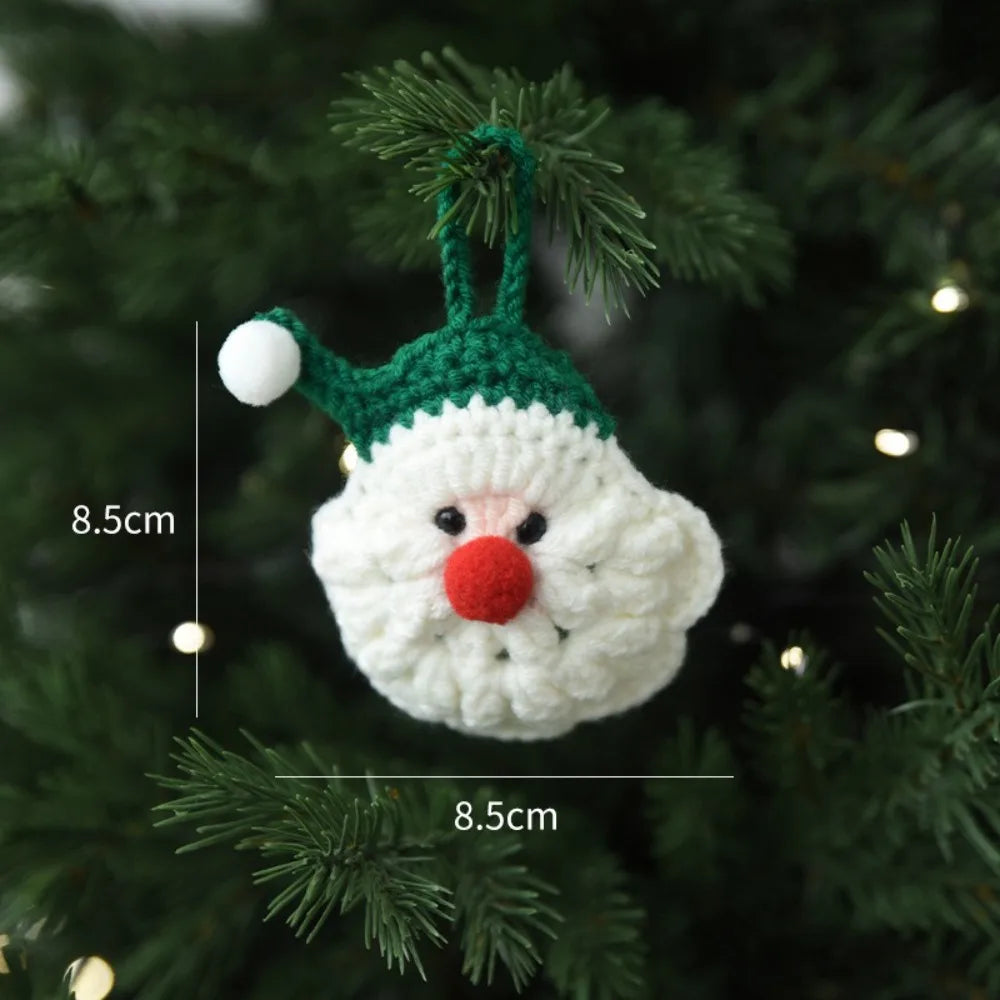 Handmade Woolen Christmas Ornaments – Santa, Elk & Tree Pendants Christmas Ornament Richie's G