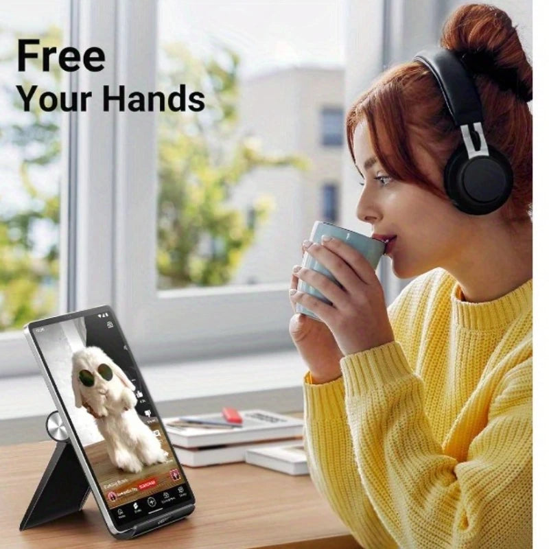 Adjustable Foldable Tablet & Phone Stand – Desktop Dock Holder Tablet Phone Stand Richie's