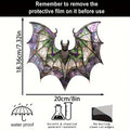 2D Acrylic Bat Suncatcher – Halloween Hanging Wall Ornament Halloween Ornament Richie's Pendant A 1pc