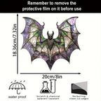 2D Acrylic Bat Suncatcher – Halloween Hanging Wall Ornament Halloween Ornament Richie's Pendant A 1pc