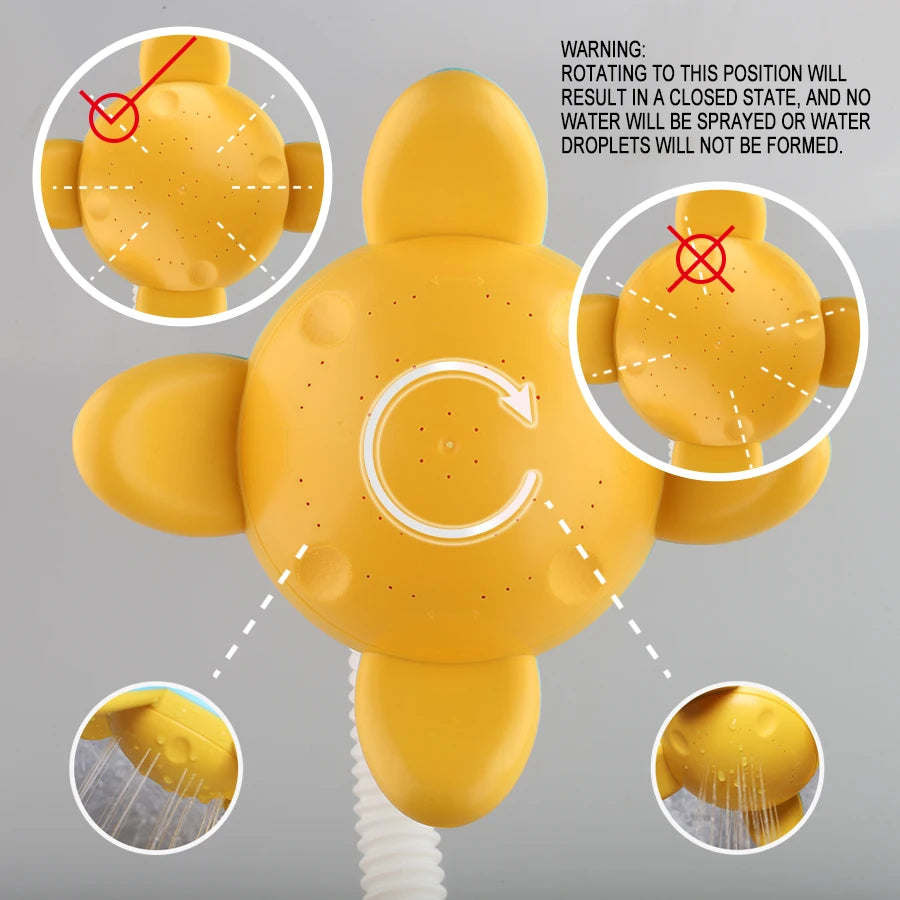 Electric Baby Bath Toy – Duckling Water Spray Shower Set Baby Bath Toy Richie's