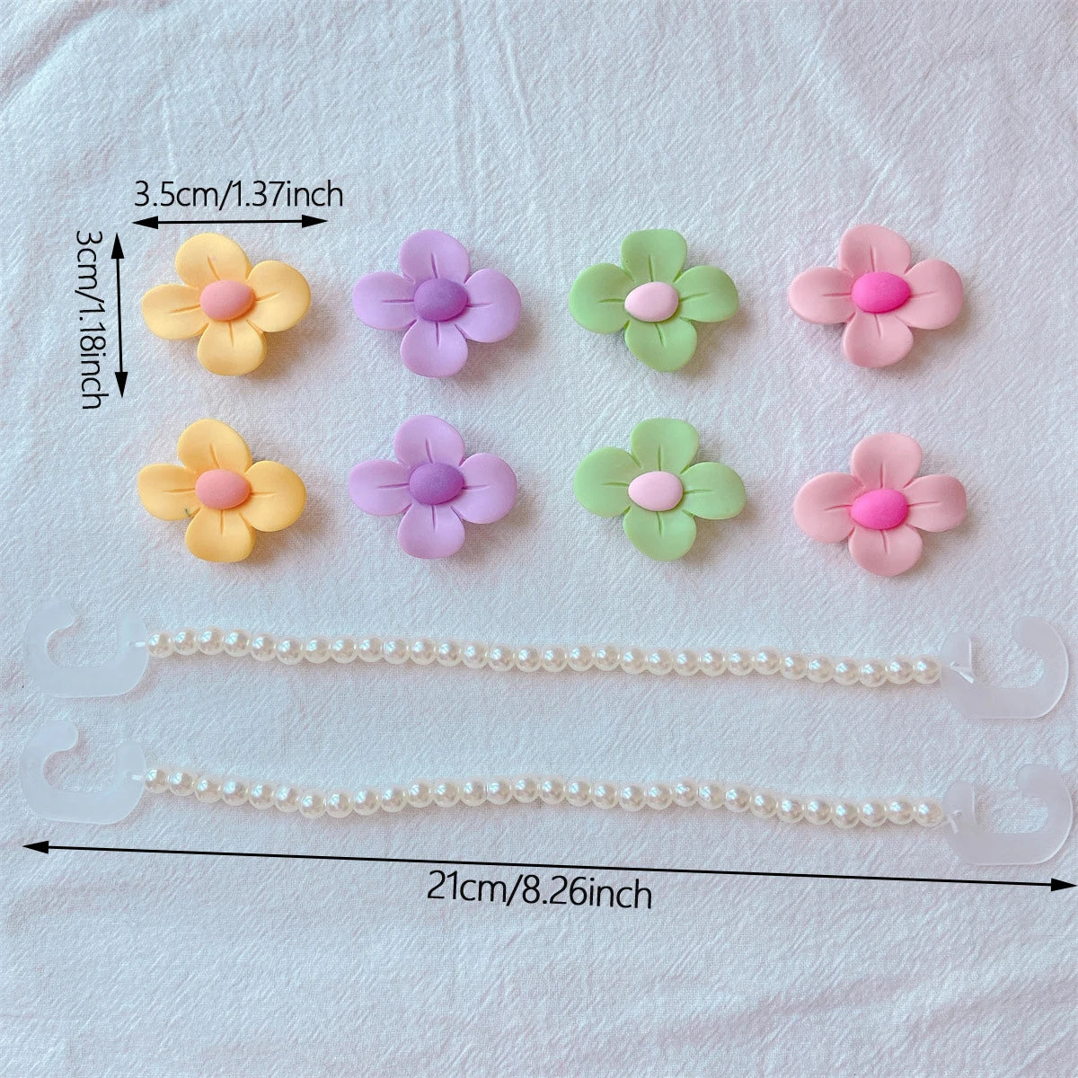 Resin Flower Shoe Charms – Detachable DIY Clog Accessories Shoe Charms Richie's