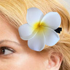 Plumeria Flower Hair Clip – Frangipani Wedding Barrette Flower Hair Clip Richie's