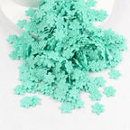 100pcs 2CM Felt Five-Petal Flower Stickers – DIY Hair Accessories Craft Flower Stickers Richie's Light Blue