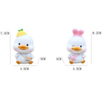 Resin Mini Duck Figurines – Cute Cartoon Duck DIY Decor Mini Duck Figurine Richie's