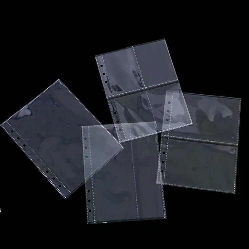 10Pcs Clear A5 Binder Refill Sleeves – Photo & Card Pockets Binder Refill Sleeves Richie's