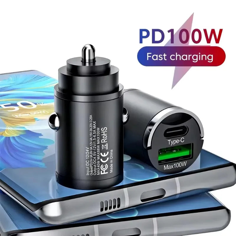 Mini USB-C Car Charger 20W Fast Charging – iPhone & Samsung USB-C Car Charger Richie's