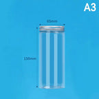 Food Grade PET Sealed Storage Jar with Aluminum Cap Food Storage Jar Richie's A3