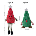 Fluffy Christmas Tree Figurine – LED Glowing 3D Xmas Décor Christmas Figurine Richie's