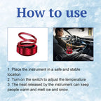 Portable Car Window Defroster Mini Kinetic Heater 1–10 Pack Car Window Defroster Richie's