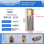 HPA Quick Release Adapter G1/8 BSP 8mm Male Nipple Air Socket Quick Release Adapter Richie's A25