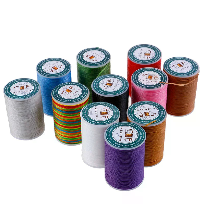 0.8mm Waxed Polyester Thread 90m – High-Strength DIY Sewing Cord Waxed Craft Thread Richie's