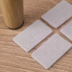 12-Pack Rectangle Felt Chair & Table Leg Pads – Floor Protectors Furniture Leg Pads Richie's
