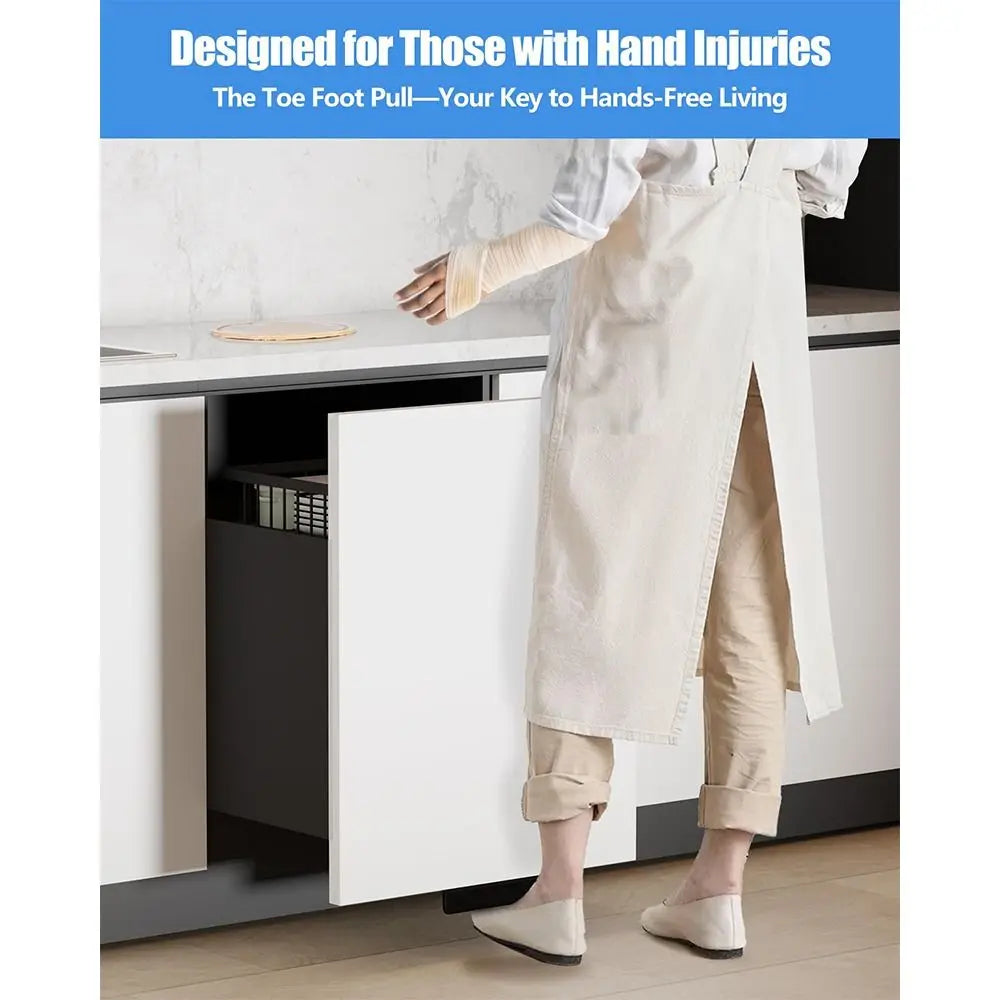 Hands-Free Cabinet Foot Pull Bracket | Carbon Steel Touchless Cabinet Foot Pull Richie's