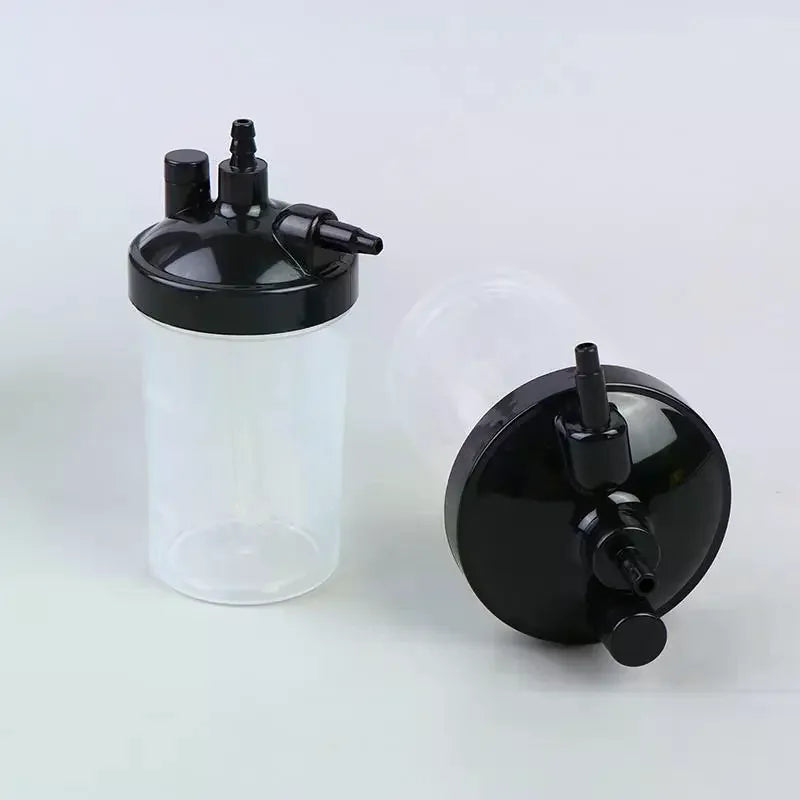 Plastic Oxygen Bubbler Humidifier Bottle for O2 Regulator Oxygen Bubbler Bottle Richie's
