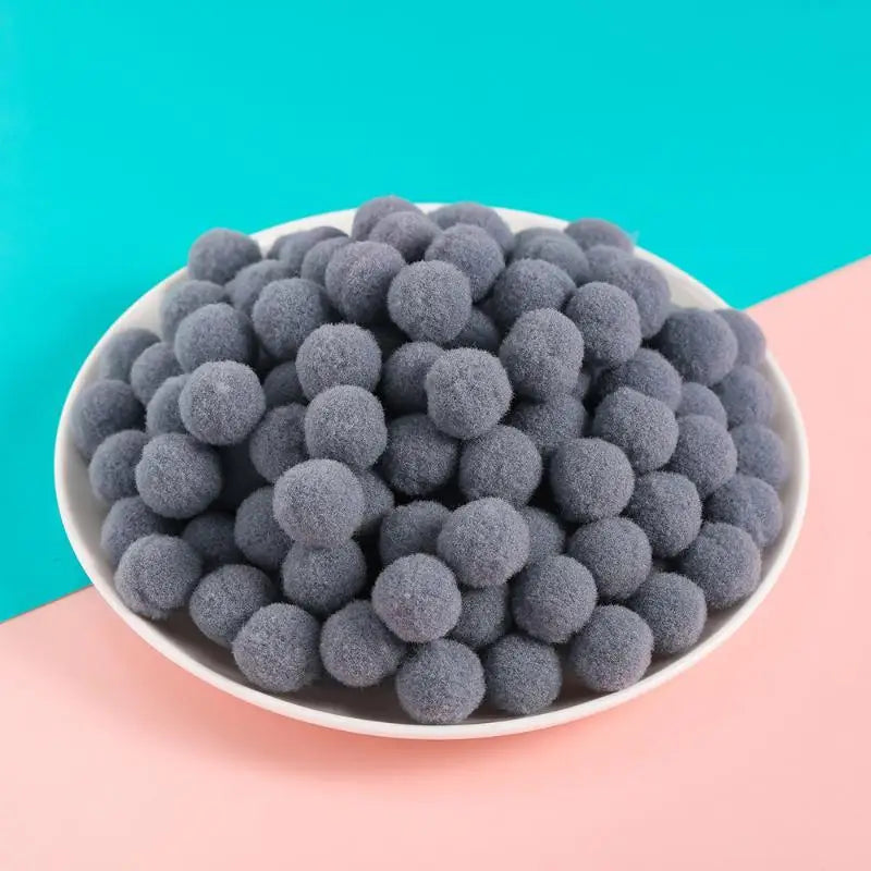 50Pcs Multicolored Polyester Pom Pom Balls – DIY Craft Supplies DIY Craft Pom Poms Richie's A43