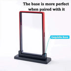 Gradient Aluminum Trading Card Case 35PT UV Double-Sided Glass Trading Card Case Richie's