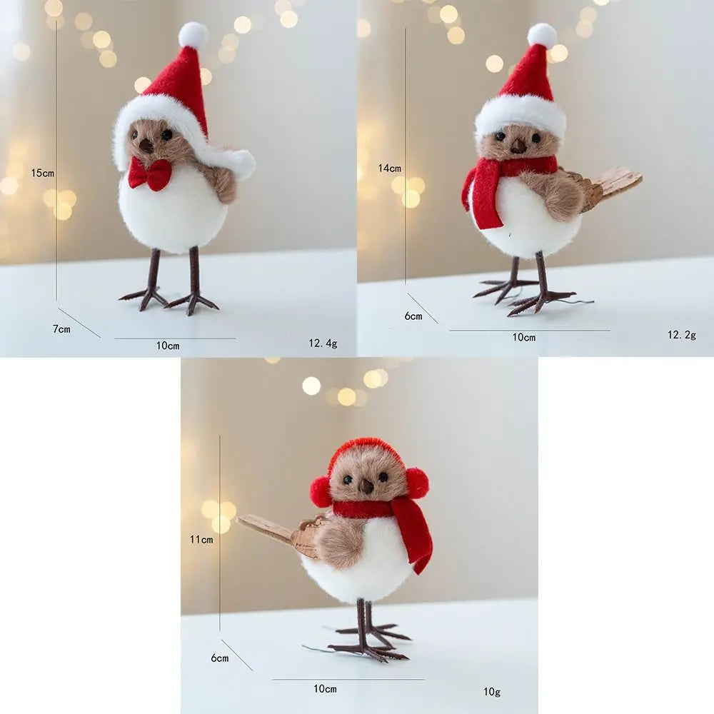 Foam Bird Christmas Tree Hanging Ornament – Red & White Christmas Ornament Richie's