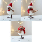 Foam Bird Christmas Tree Hanging Ornament – Red & White Christmas Ornament Richie's