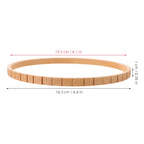 11-Inch Round Wooden Knitting Loom | Circular Weaving Frame Circular Weaving Loom Richie's 16.5X16.5X1CM