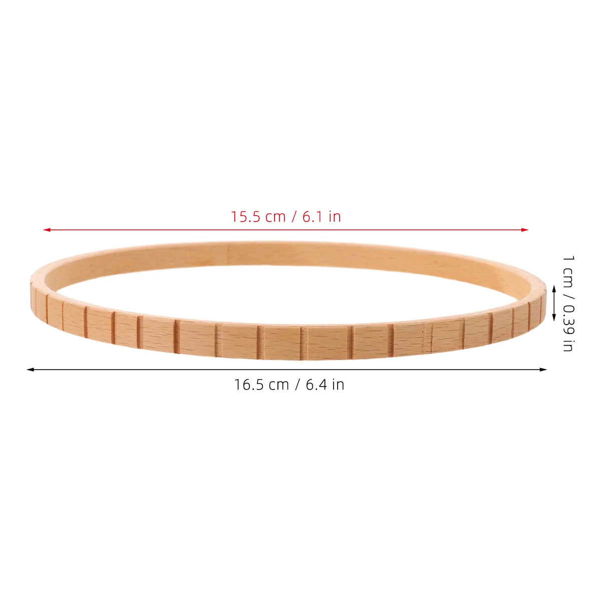 11-Inch Round Wooden Knitting Loom | Circular Weaving Frame Circular Weaving Loom Richie's 16.5X16.5X1CM