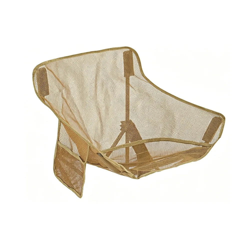 Mesh Camping Chair Cover Oxford Cloth Moon Chair Seat Replacement Chair Cover Richie's Brown