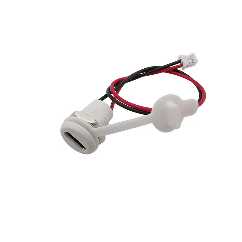 USB Type-C Female to JST PH 2.0mm 2-Pin Connector Cable USB Connector Cable Richie's 1Pcs White