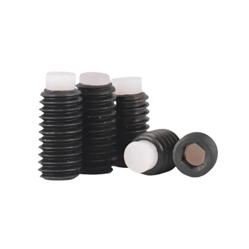 M2–M5 Grade 12.9 Black Hex Socket Nylon-Tip Grub Set Screws Grub Set Screws Richie's