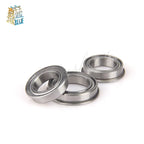 10pcs Flanged Ball Bearings F682ZZ–F689ZZ Chrome Steel ZZ Shield Flanged Ball Bearings Richie's