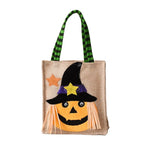 Halloween Non-Woven Tote Bags – Pumpkin, Witch & Skull Halloween Gift Bag Richie's pumpkin 1pc
