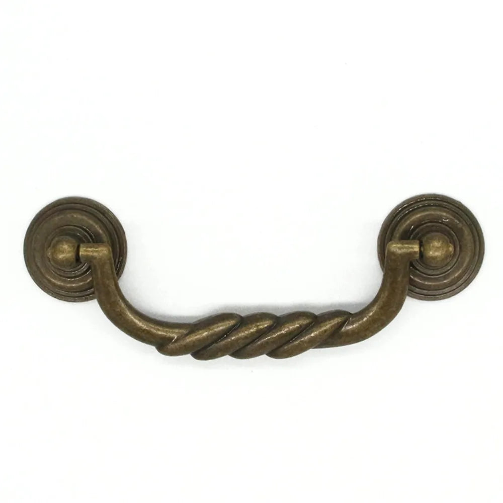 Vintage Bail Drop Drawer Pulls | Bronze Zinc Alloy Handles Drawer Pull Handle Richie's black