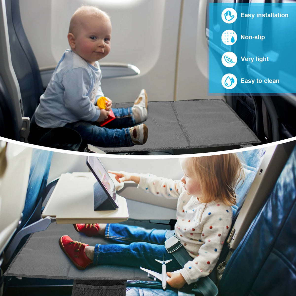 Toddler Airplane Seat Extender & Foot Hammock for Kids Travel Kids Travel Accessory Richie's