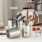 304 Stainless Steel Milk Heating Pot with Graduated Scale Milk Heating Pot Richie's