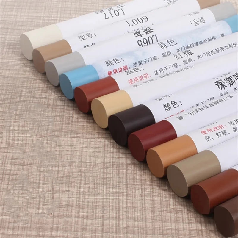 Wood Furniture Floor Scratch Repair Crayon Pen – 20 Colors Wood Repair Crayon Richie's