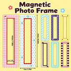 8-Pack Flexible Magnetic Photo Frames – Clear Window Fridge Display Magnetic Photo Frame Richie's