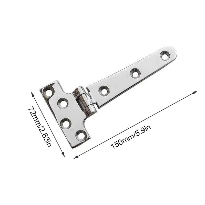 316 Stainless Steel Marine T-Hinge – Heavy Duty Anti-Rust Marine T-Hinge Richie's 152x76mm