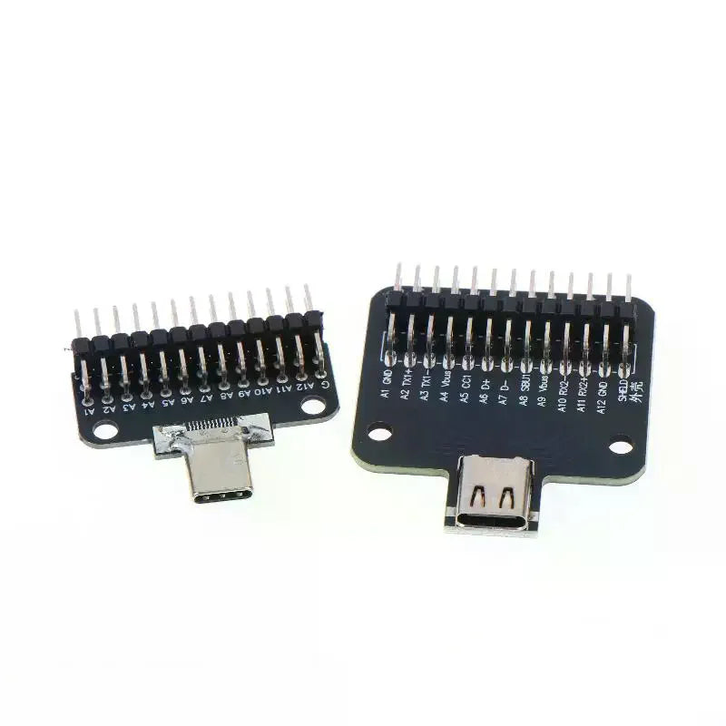 USB Type-C Male & Female Test Board 24P USB 3.1 PCB Adapter USB Test Board Richie's