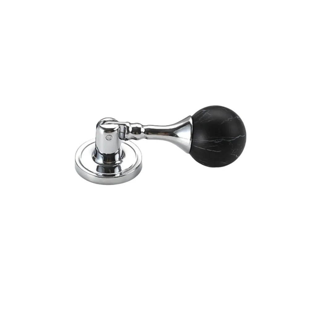 Vintage Walnut Wood Round Ball Cabinet Knobs – Single Hole Cabinet Knob Richie's Silver 3