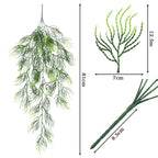 80cm Artificial Hanging Vine 5-Head Plastic Leaf Plant Decor Artificial Hanging Vine Richie's Style-6