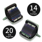 RFID Blocking Leather Card Wallet 14/20 Slots Zipper Coin Purse Card Holder Wallet Richie's