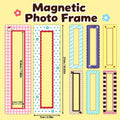 8-Pack Flexible Magnetic Photo Frames – Clear Window Fridge Display Magnetic Photo Frame Richie's 8pcs