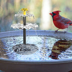 3-Tier Solar Bird Bath Fountain – 9 Nozzles, Yard & Patio Solar Garden Fountain Richie's