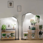 LED Floor Grow Light 6000K Full Spectrum, Stand & Auto Timer LED Grow Light Richie's